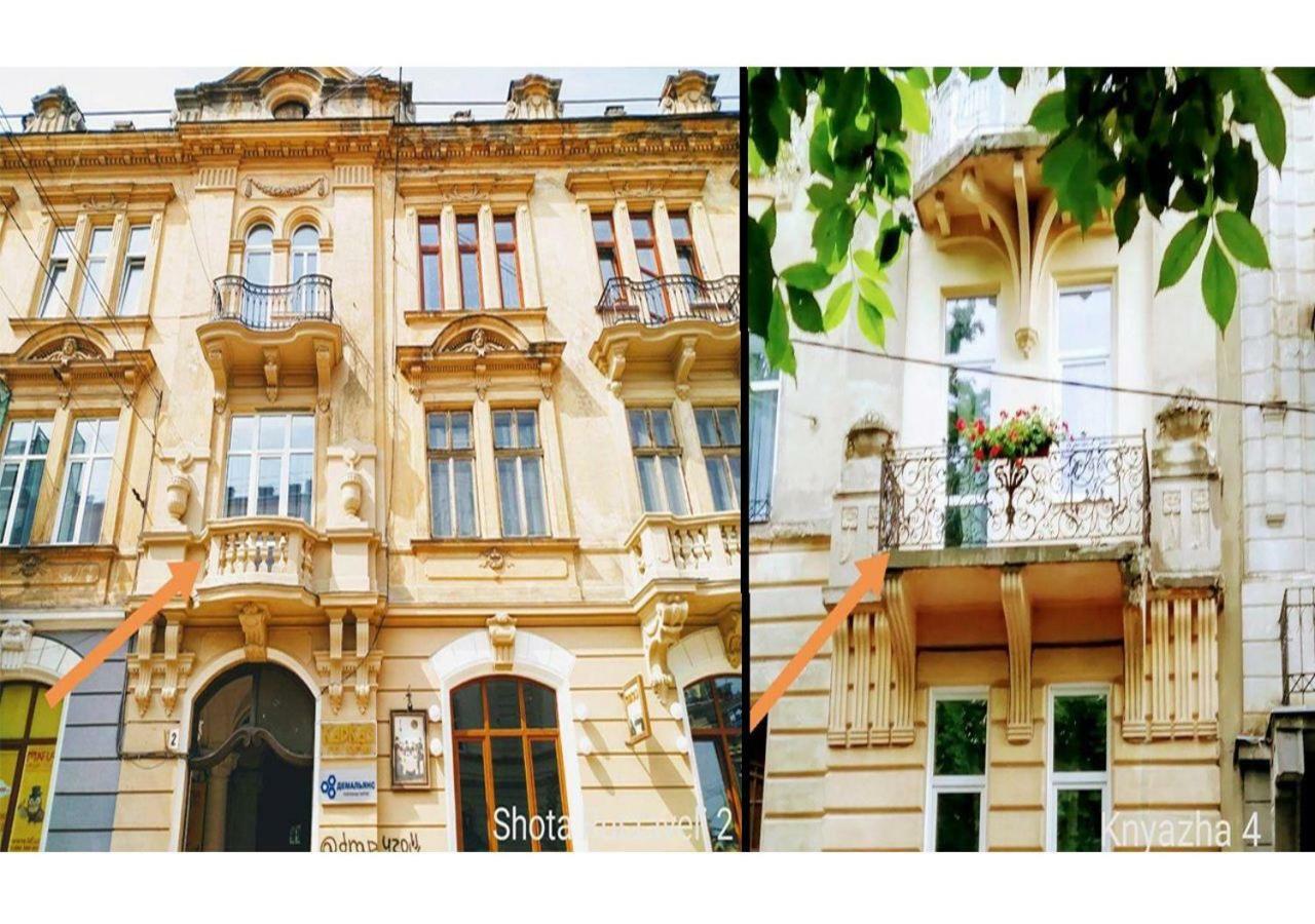 Family Apartments In Lviv Center With Balcony Bagian luar foto